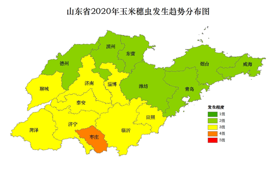 山東2020年下半年農(nóng)作物病蟲發(fā)生趨勢(shì)預(yù)報(bào)